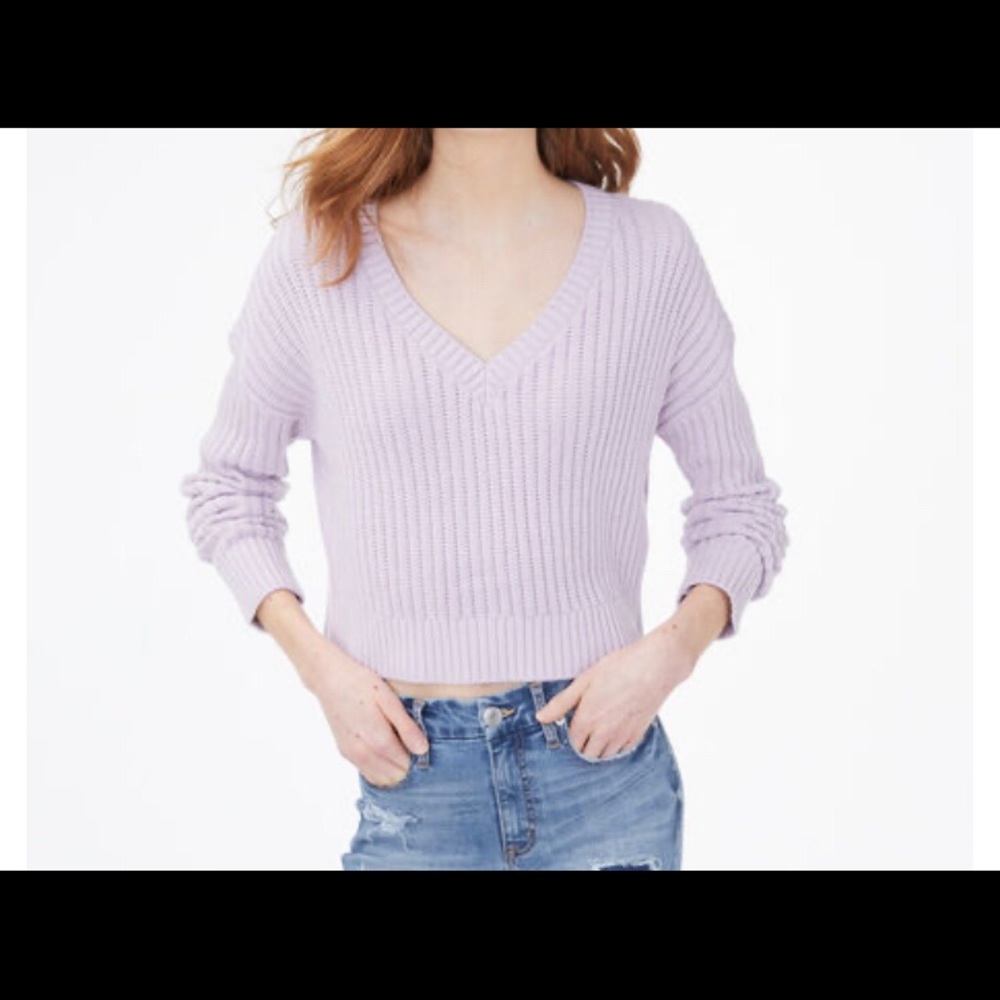 PURPLE AEROPOSTALE SWEATER!